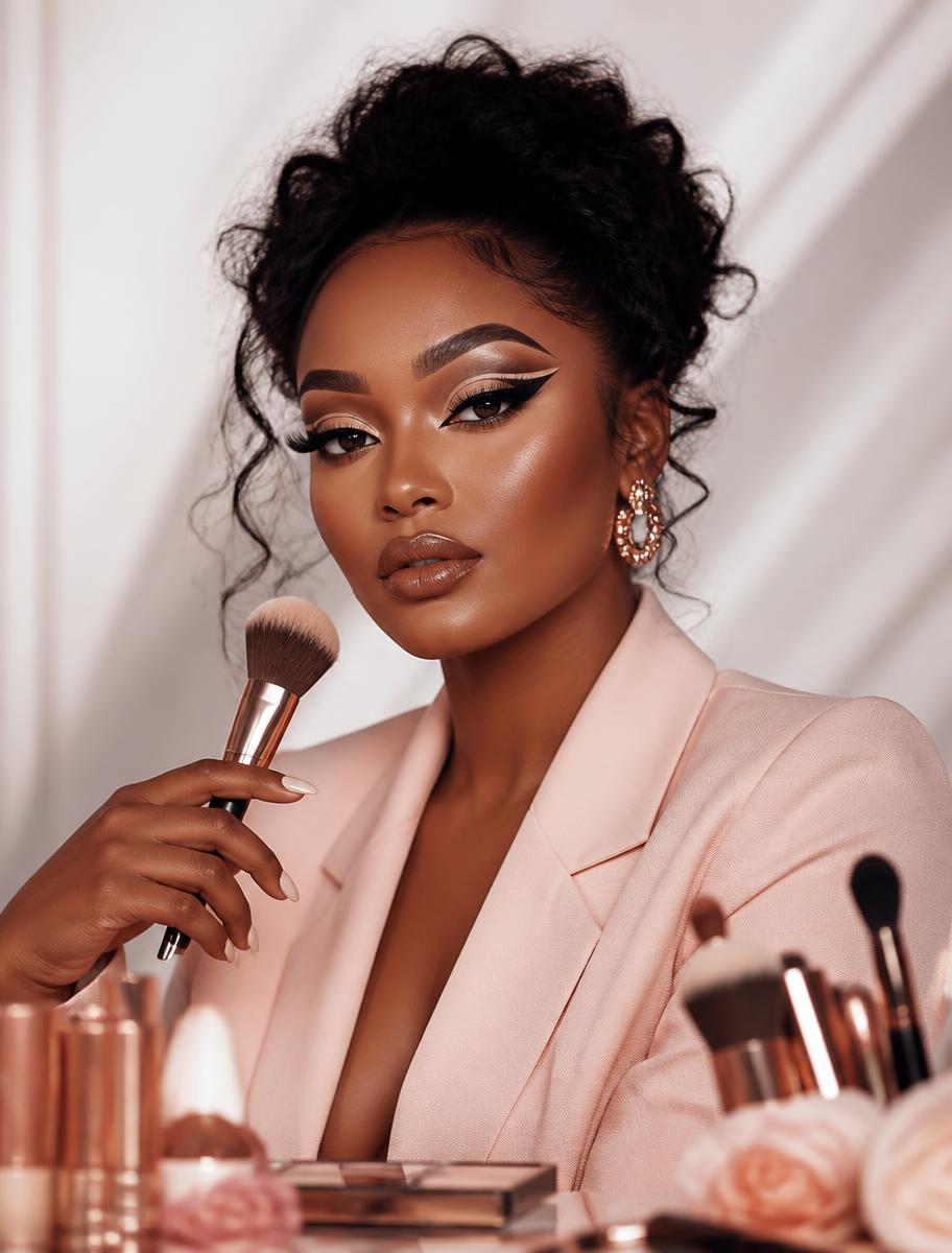 Demo Makeup look, side B